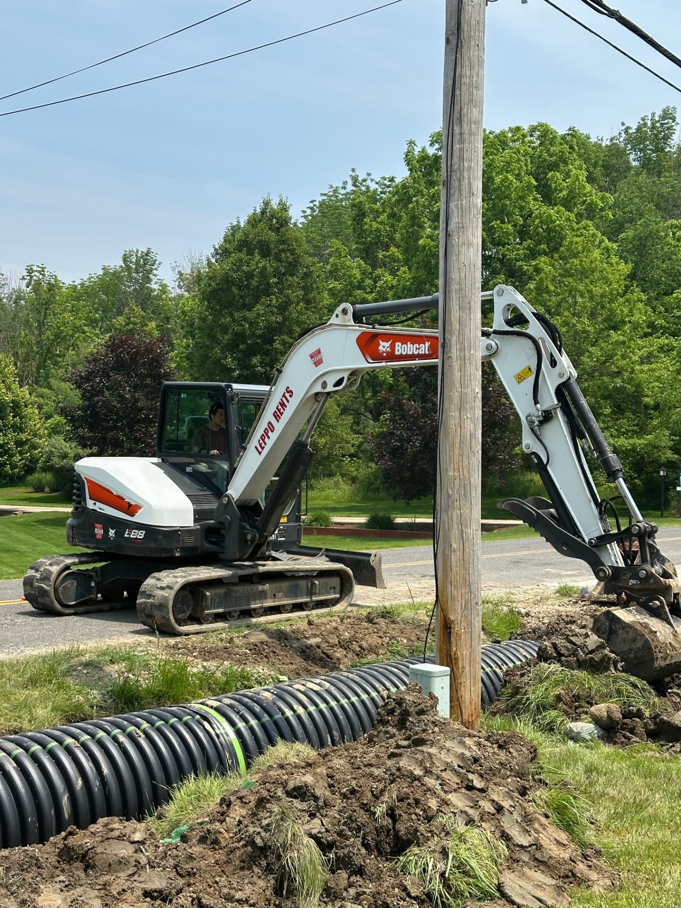 Culvert and drainage excavation in Medina, OH